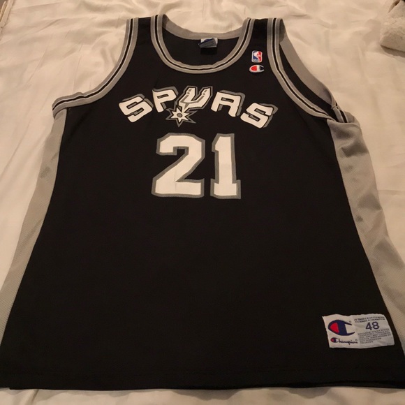 tim duncan champion jersey
